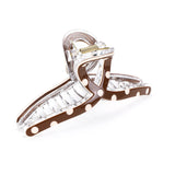 Haarklem Elegant Swirl Polkadot Brown Beige