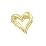 Haarklem Heart Goudkleurig