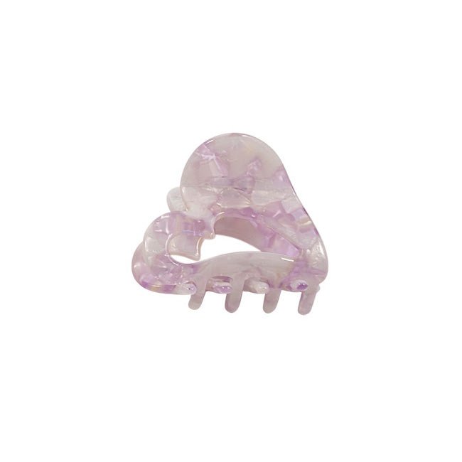 Haarklem Heart Shaped Marble Purple