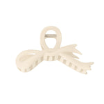 Haarklem Matte Curly Bow Beige