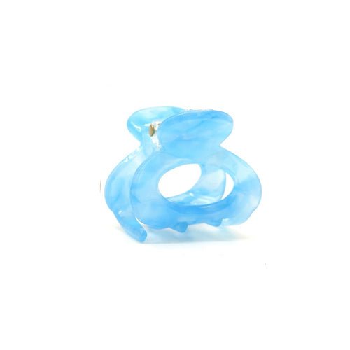 Haarklem Mini Ovaal Bright Blue