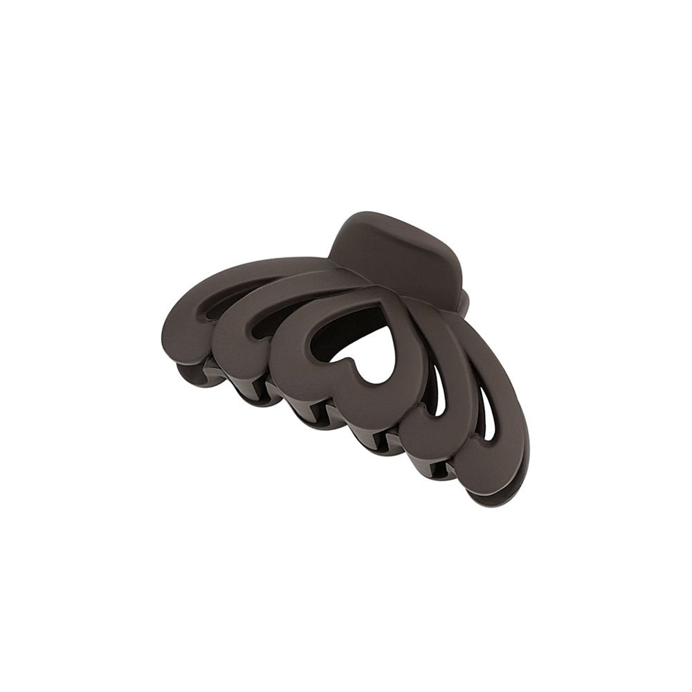 Haarklem Multi Heart Matte Dark Brown