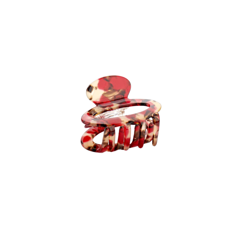 Haarklem Oval Round Scarlet Marble - Mae Lilly