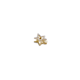 Haarklem Pearl Spark Goudkleurig