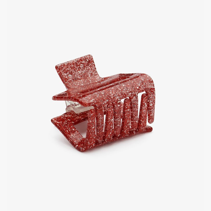 Haarklem Recht Klein Red Glitters