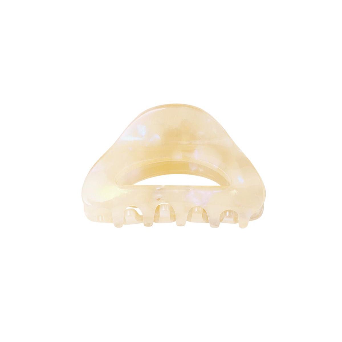Haarklem Rond Klein Beige