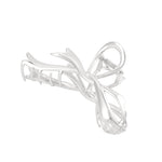 Haarklem Zilverkleurig Bow