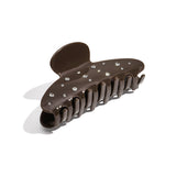 Haarklem Chocolate Strass voorkant - Mae Lilly