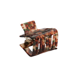 Haarklem Vierkant Brown/Green Marble