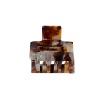 Haarklem Vierkant Cinnamon Swirl voorkant - Mae Lilly