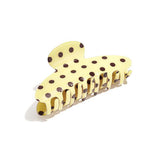 Haarklem Yellow Brown Polkadots