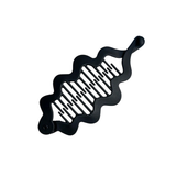 Haarklem Banana Wavy Matte Black