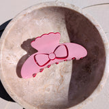 Haarklem Bow Candy Pink