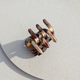 Haarklem Curl Caramel Marble