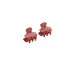 Haarklem Duo Party Glitters Red