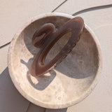 Haarklem Eclipse Mocha Glow zijkant - Mae Lilly