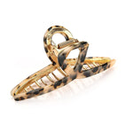 Haarklem Elegant Swirl Goudkleurig & Leopard