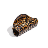 Haarklem Glossy Leopard Brown voorkant - Mae Lilly