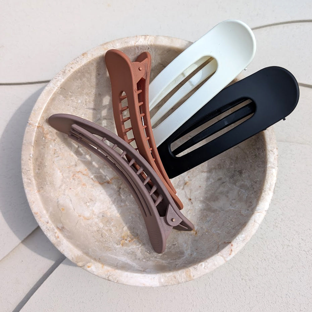 Haarklem Long Flat Matte Brown