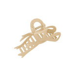 Haarklem Matte Curly Bow Sand