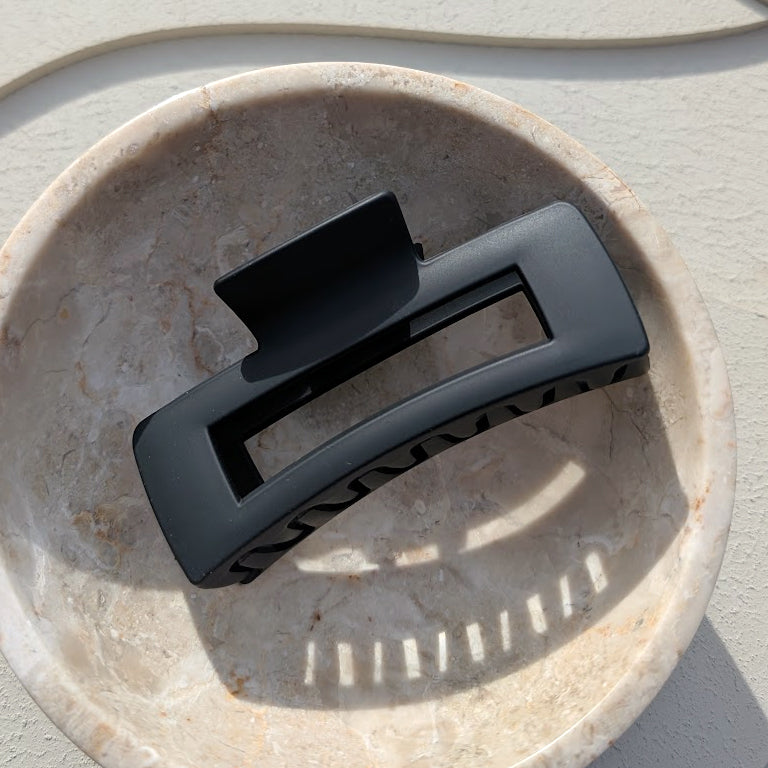 Haarklem Matte Recht Onyx Black