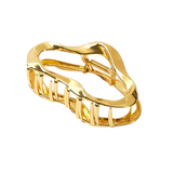 Haarklem Minimalistic Vintage Goudkleurig Big