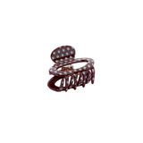 Haarklem Oval Round Brown Polkadots