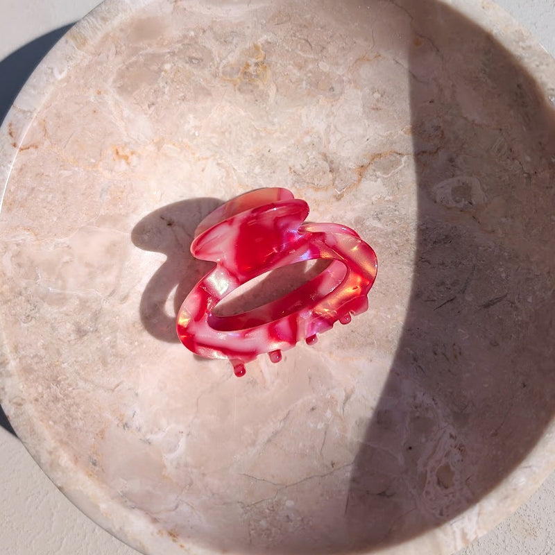 Haarklem Oval Round Strawberry Glow