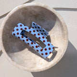Haarklem Polkadot Party Blue & Brown