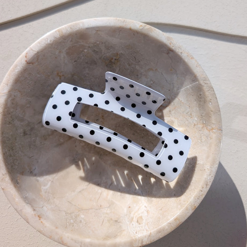 Haarklem Polkadot Party White & Black