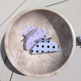 Haarklem White Black Polkadots Medium