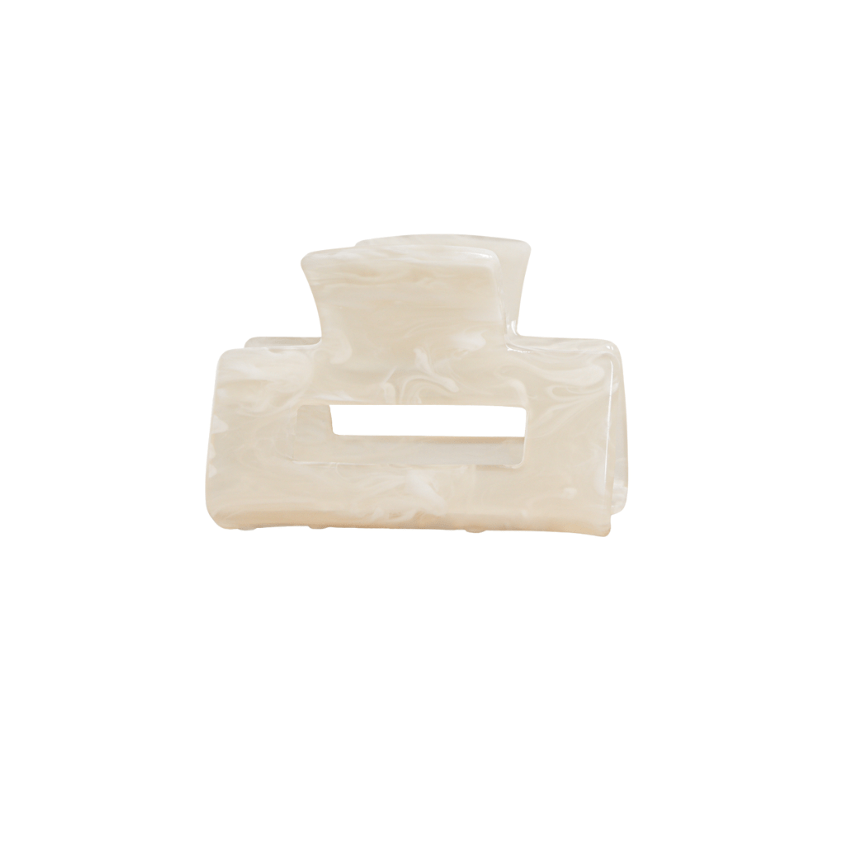Haarklem Recht Klein Quad White Sand
