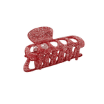 Haarklem Round Effect Red Glitters