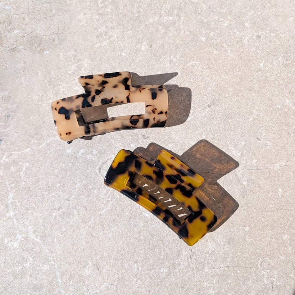 Haarklem Recht Turtle Vibes Beige Black Groot
