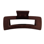 Haarklem Velvet Chocolate Brown voorkant - Mae Lilly