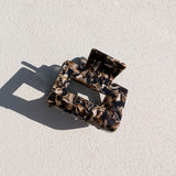 Haarklem Vierkant Espresso