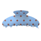 Haarklem XL Polkadots Blue & Brown