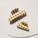 Haarklem Yellow Brown Polkadots