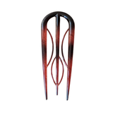Haarpin French Ombre Red/Black