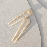 Haarpin Ivory Marble