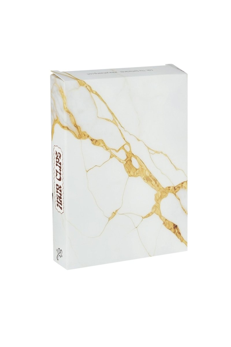 Haarclip Box Marble Beige