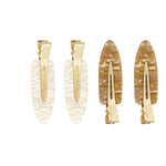 Haarclip Box Marble Beige
