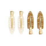 Haarclip Box Marble Beige
