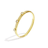 Heartline Bangle Armband Goudkleurig - Mae Lilly