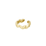Hearts Around Ring Goudkleurig
