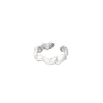 Hearts Around Ring Zilverkleurig
