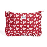 Hearts Ruffle Red Laptophoes 33 cm x 23 cm