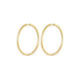 Hoops Medium Thick Oorbellen Goudkleurig