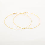 Classic Hoops Big Oorbellen Goudkleurig