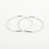 Luxury Shiny Hoops Oorbellen Zilverkleurig